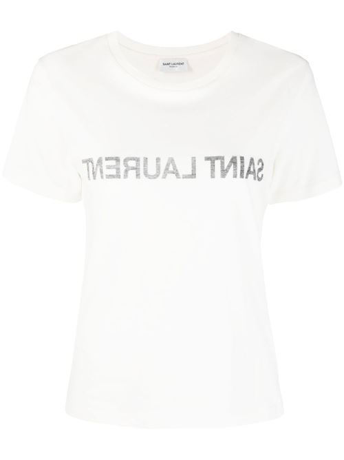 T-shirt Saint Laurent reverse SAINT LAURENT | 665234Y37AW9744